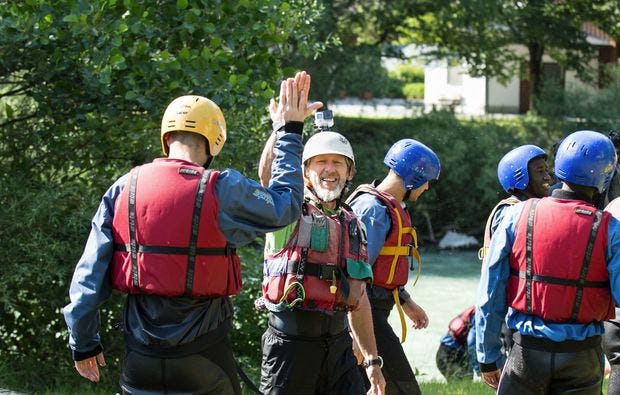 Wildwasser Rafting - Auer Schwall-Unken in Lofer als Geschenk