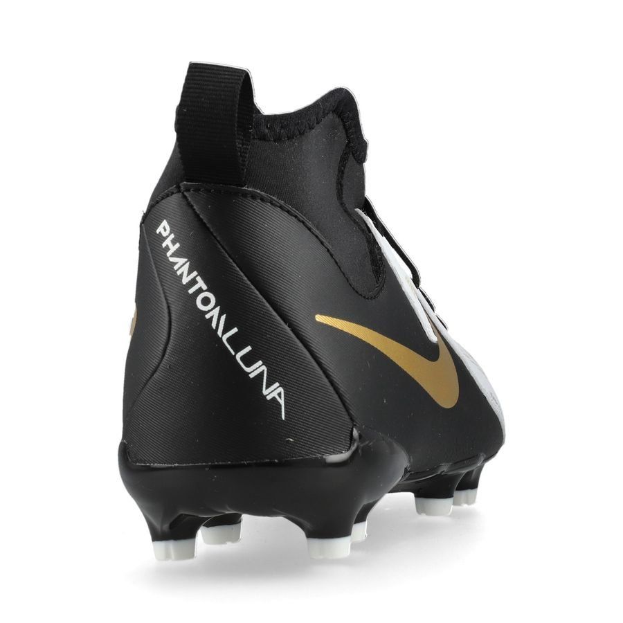 Nike Phantom Luna II Academy MG Mad Ready - Blanc/Noir/Doré Enfant