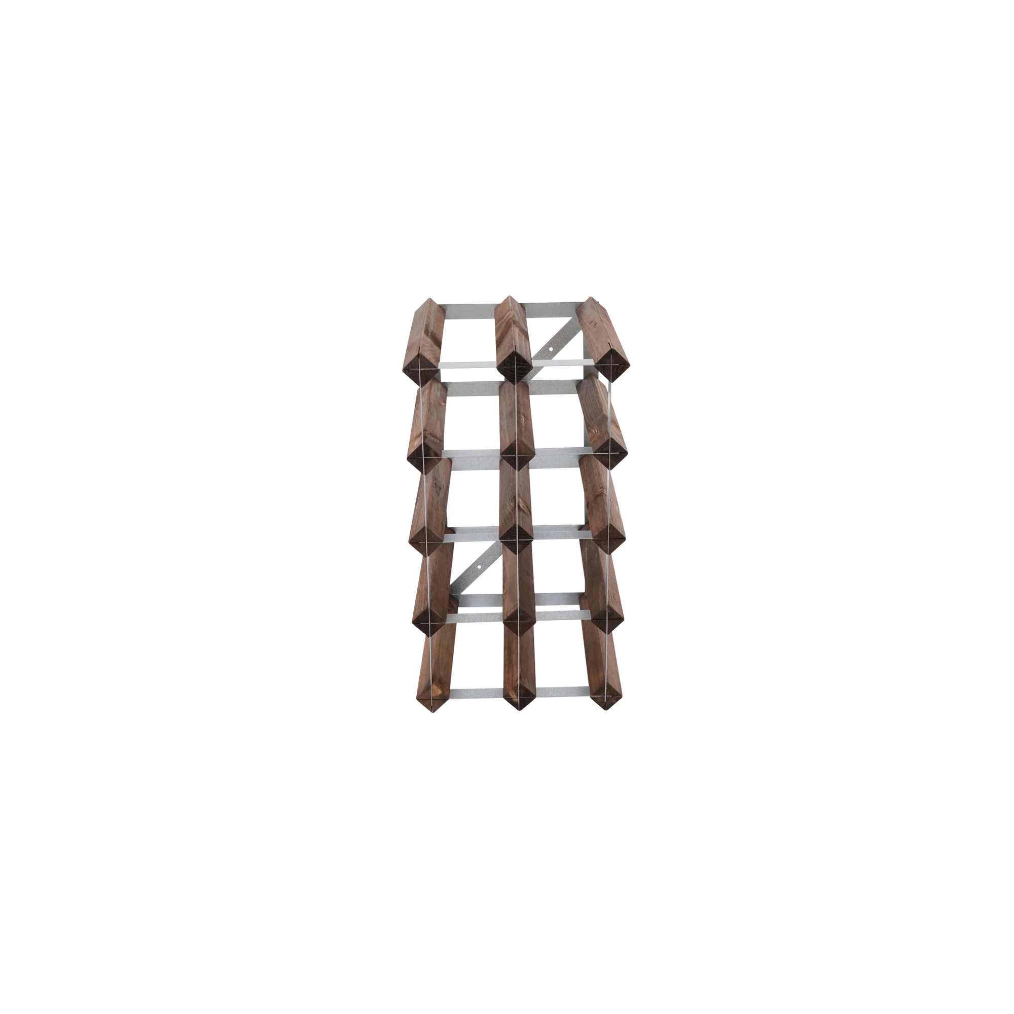 Traditional Wine Rack  Vinreol, 12 flasker - mørk eg