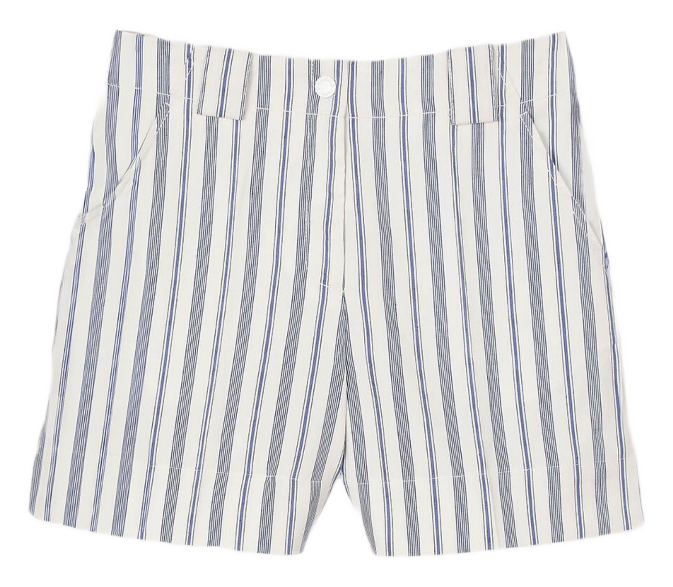 Short à rayures | Bleu