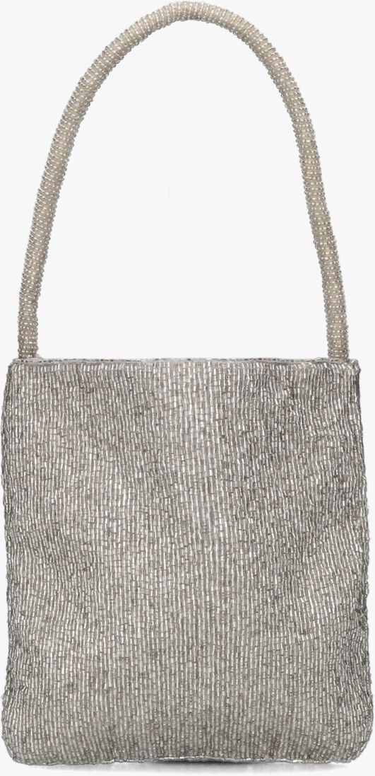 BECKSONDERGAARD zilveren becksondergaard clutch lustrous nyra bag