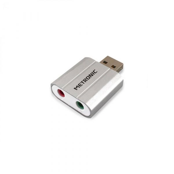 Metronic Adaptador Audio Usb Stereo - 460092