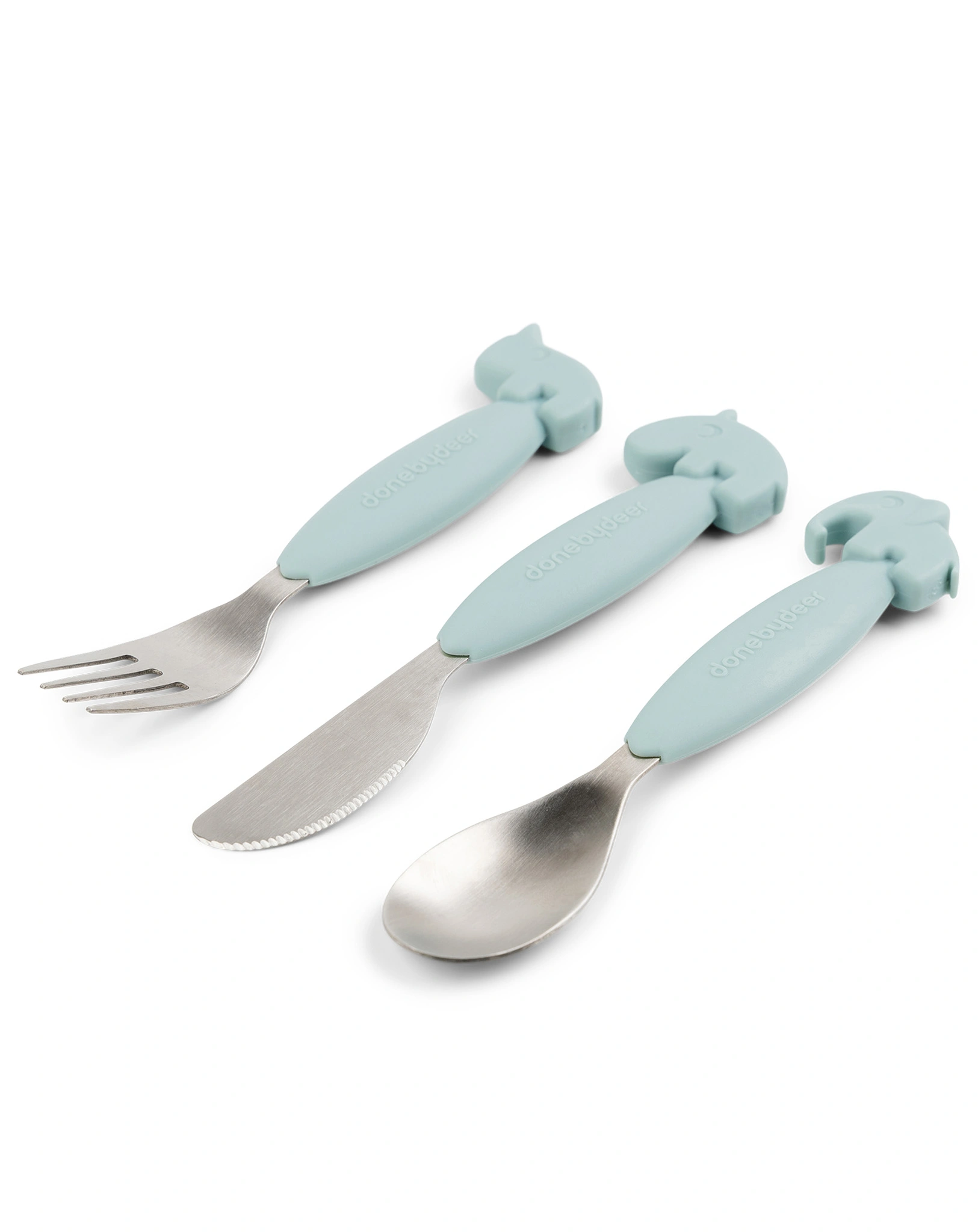 Besteckset EASY-GRIP - DEER FRIENDS 3-teilig in blau