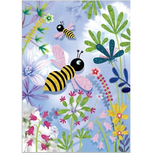 Djeco glitterschilderijen - vlinders en kleine beestjes