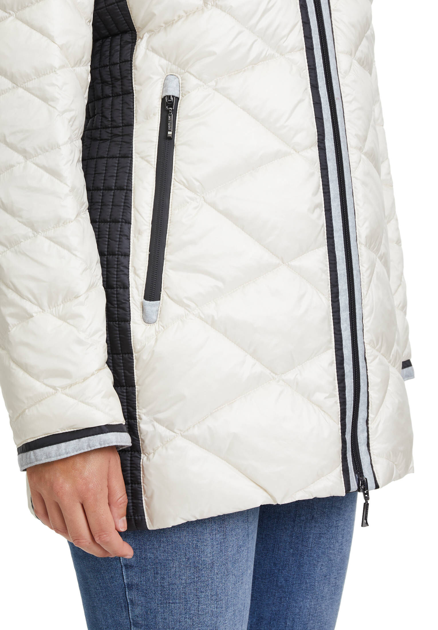 Amber & June| Damen Steppjacke Kunstdaune