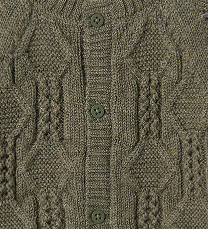 Name It Cardigan - Uld - Strik - NbmWrilla - Mulled Basil