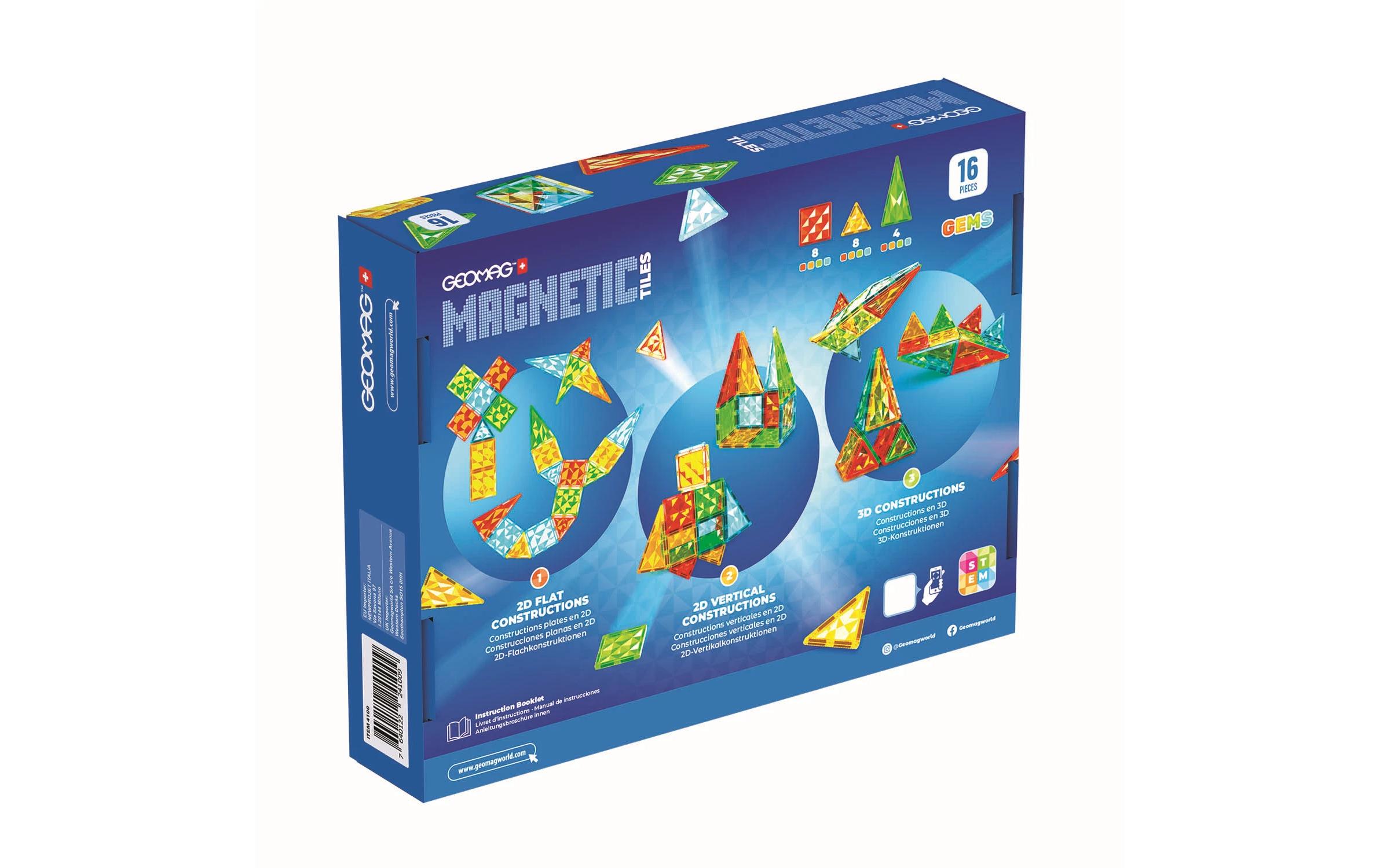 Magnetic Tiles Gems 16 TeileBaukaste
