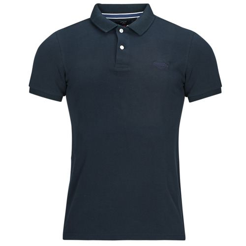 Superdry - CLASSIC PIQUE POLO - Marine