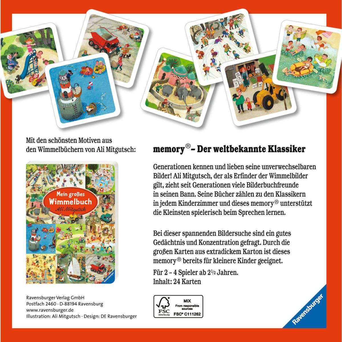Ravensburger Spiel Meine schönsten Wimmelbilder memory®