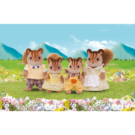 Famille écureuil roux - Sylvanian Families 3136