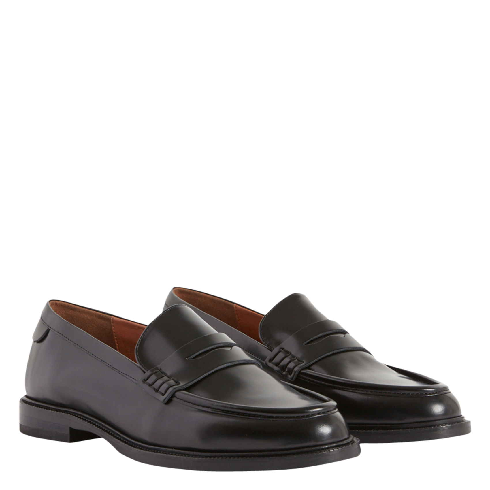 Mocassins en cuir | Noir