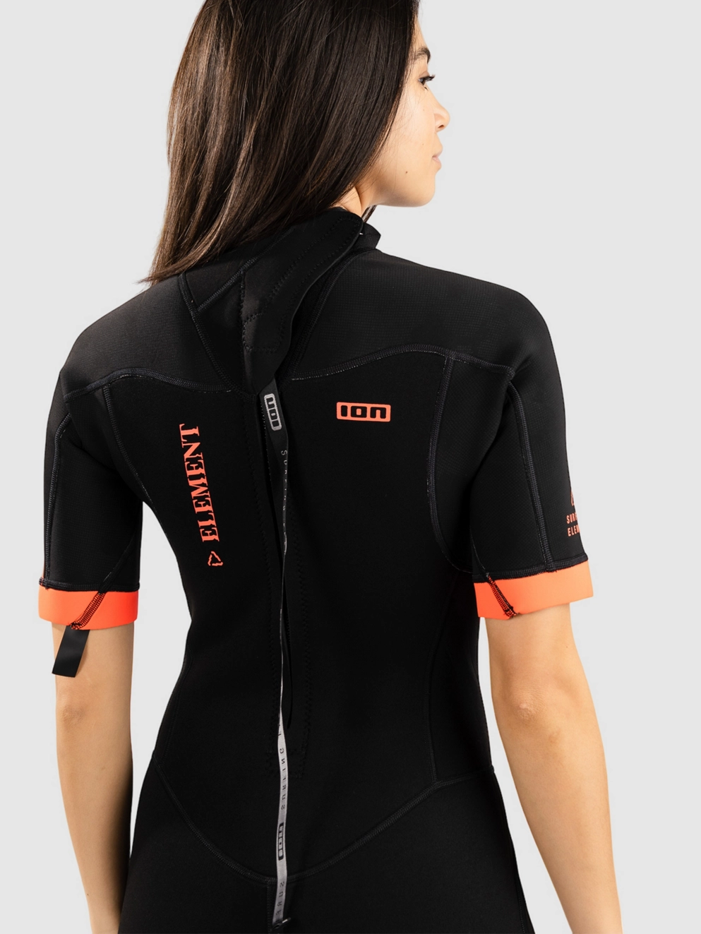 Ion Element 3/2 Back Zip Wetsuit black
