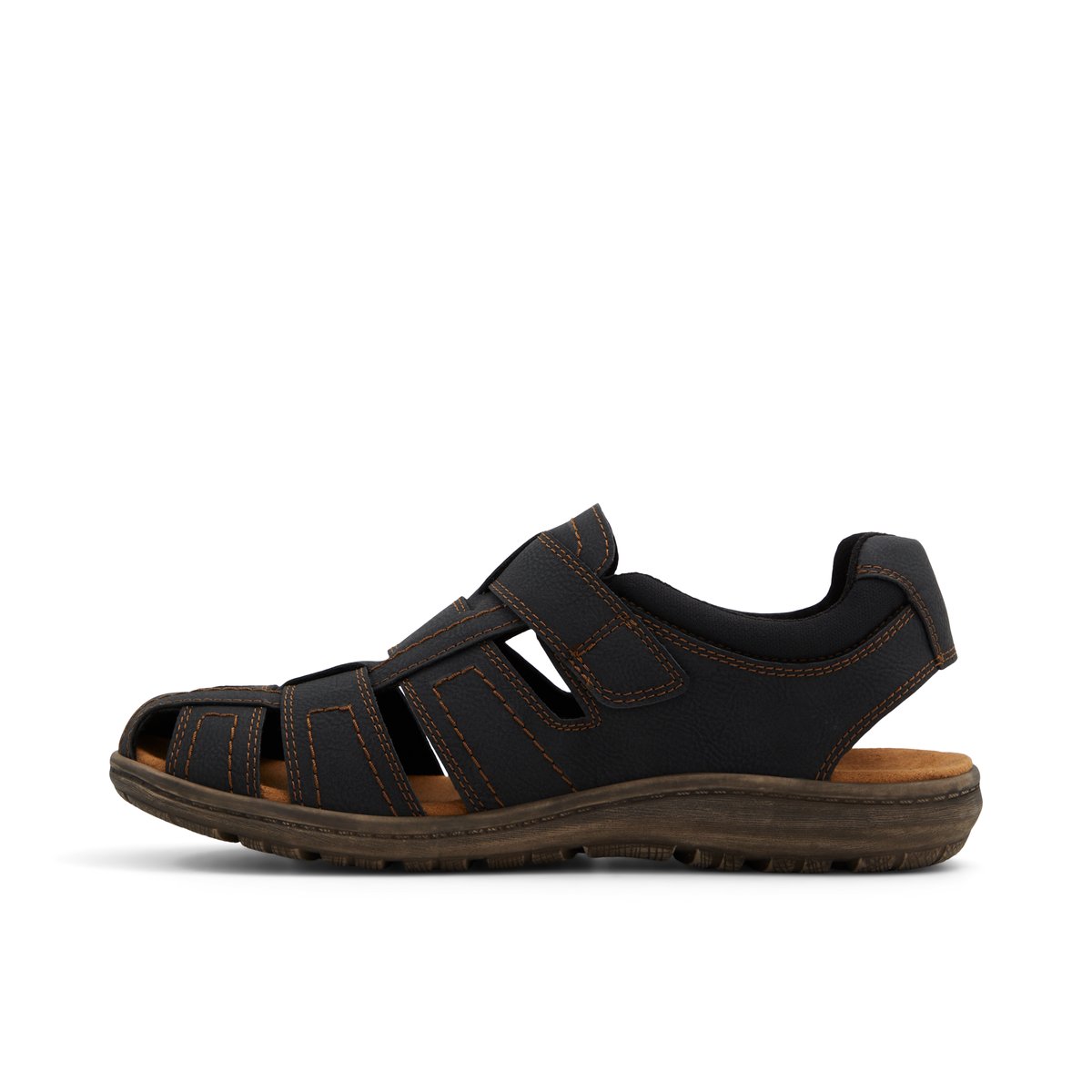 WEEKENDERS-Sevirakoth-Sandales de pêcheur - Talon plat - Noir