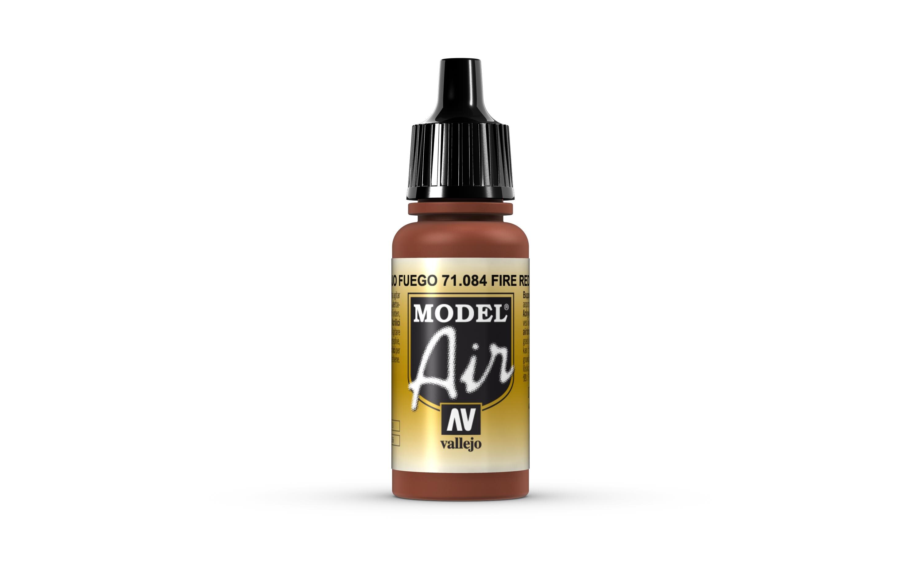 Airbrushfarbe Feuerrot 17 mlAcryl Model Air Color für Airbrush