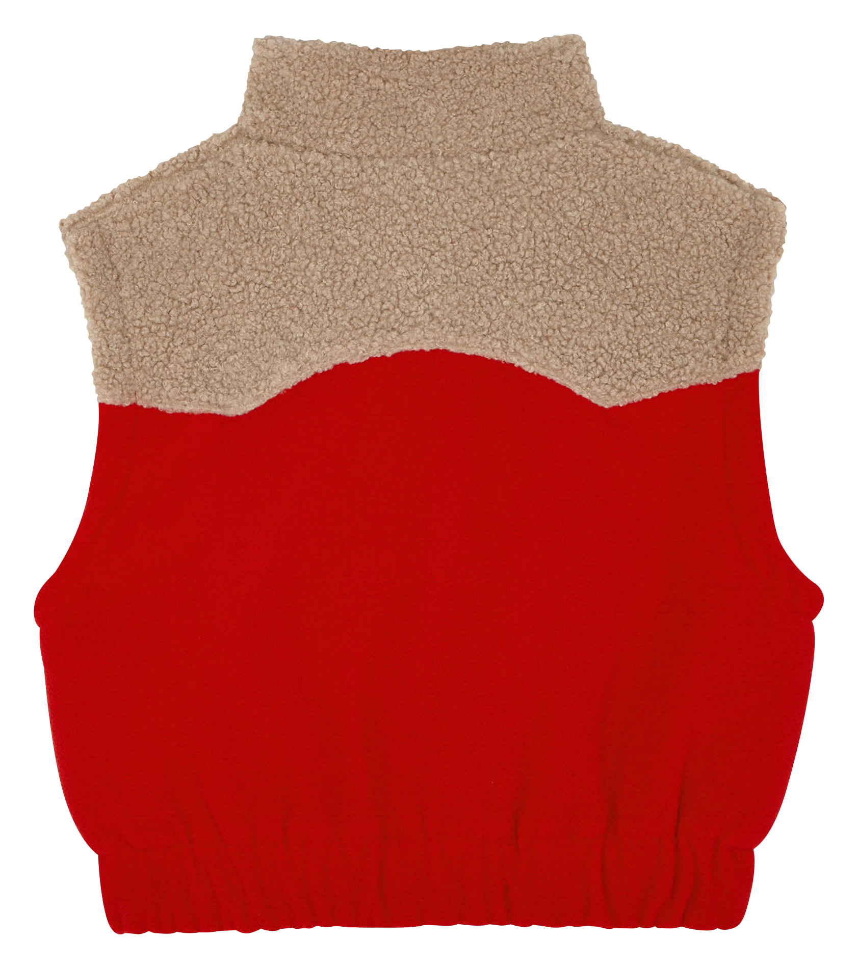 Veste col montant| Rouge
