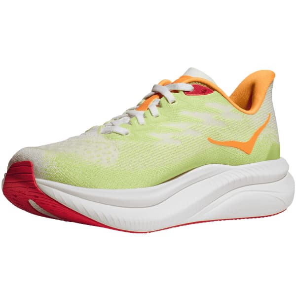 Chaussure running HOKA ONE ONE MACH 6 W WHITE / LETTUCE