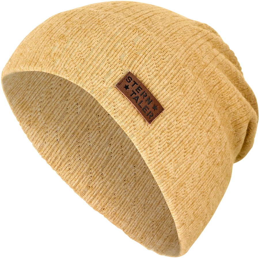 Sterntaler Beanie Struktur mittelgelb
