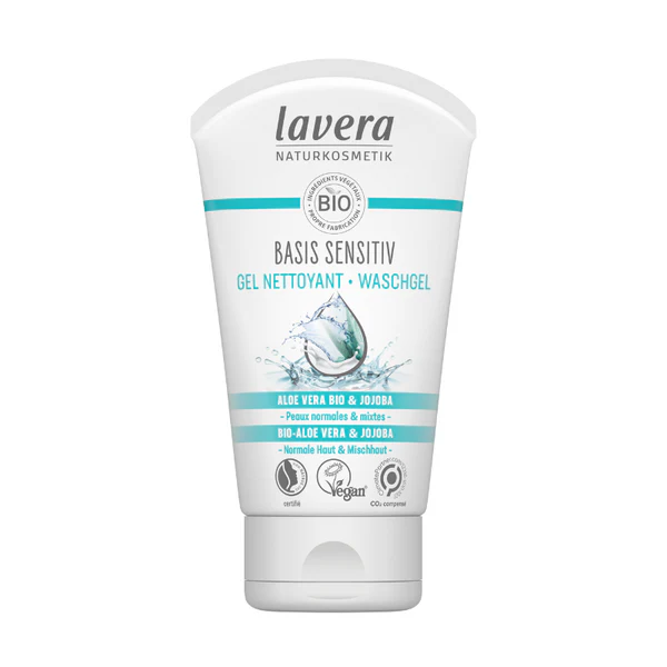 Lavera Basis Sensitiv Gel Nettoyant Visage 125