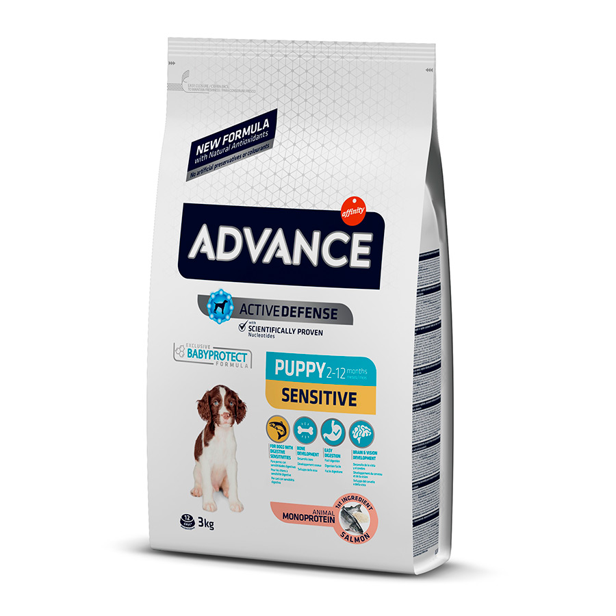 Ração para cães Advance Active Defense Puppy Sensitive Care com salmão