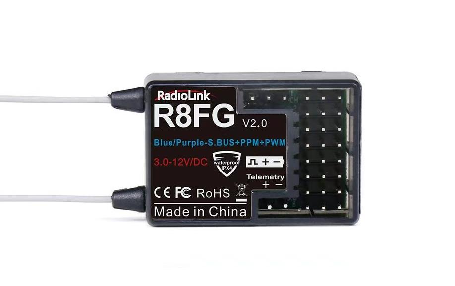 Empfänger R8FG mit Gyro 8-Kanal2.4 GHz FHSS (GFSK) Empfänger