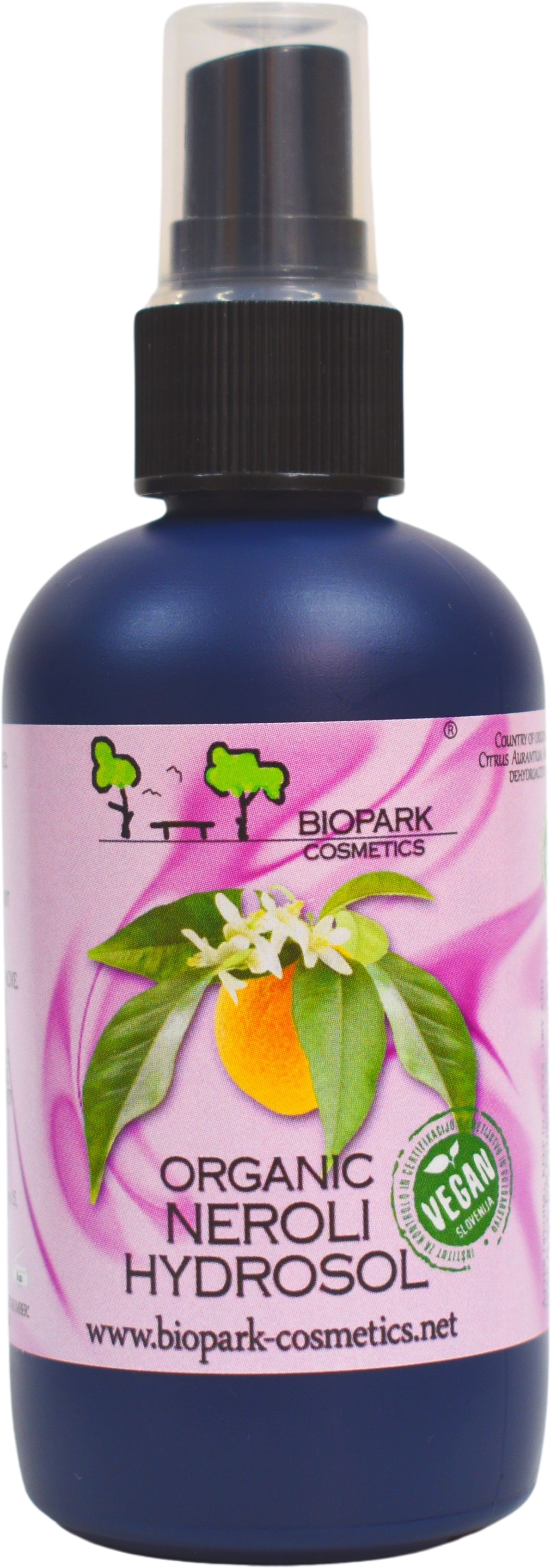 Biopark Cosmetics  Organic Neroli Hydrosol, 100 ml