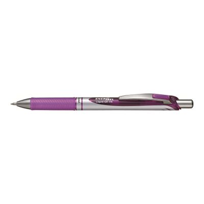 Pentel Energel - Roller rétractable - 0,7 mm - violet