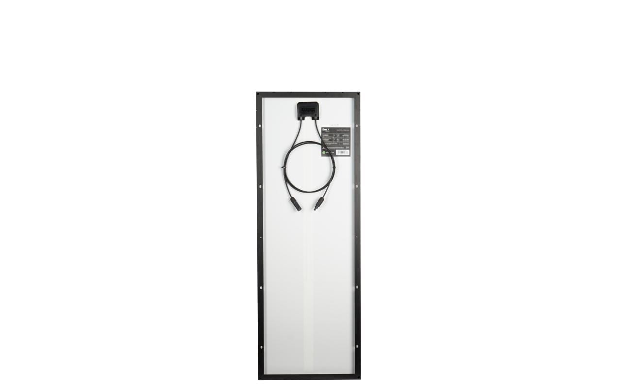 Solarpanel SOLA Frame Black HV 100 Wp<br>Innovatives Solarmodul mit Schindelzellen-Technologie