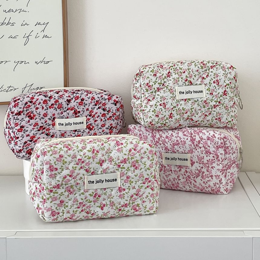 ZenlyHabit - Make-uptas / etui van bloemenstof