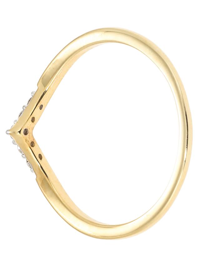 Design-Ring, 5 Brillanten, 0,08 ct., Silber 925