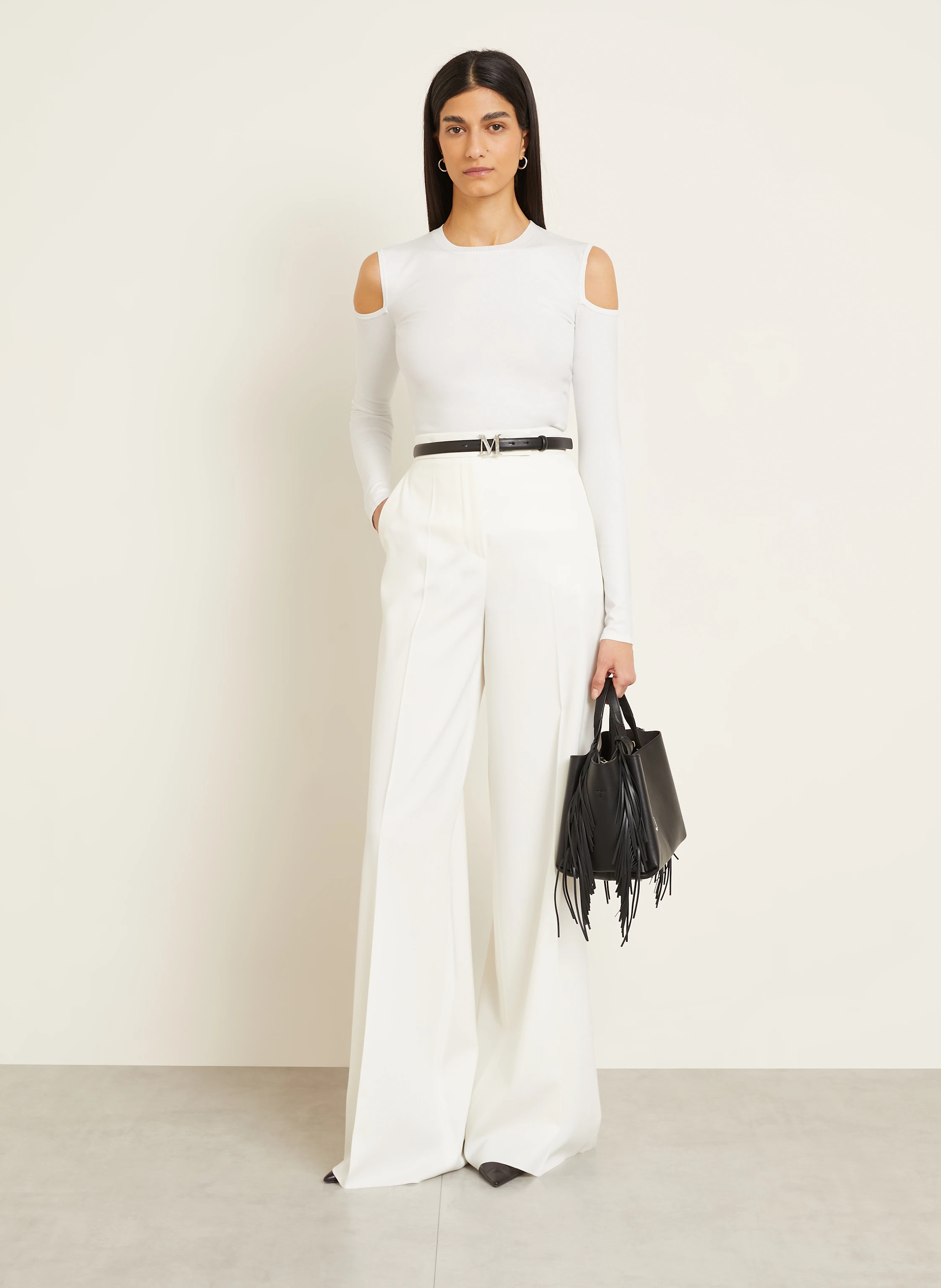 Max Mara Cold-Shoulder-Pullover VIK