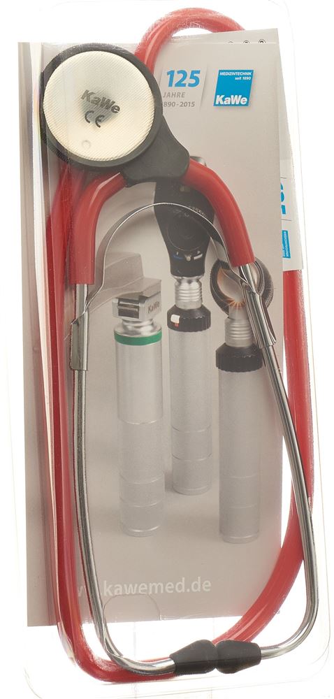 KIRCHNER Colorscop Plano Stethoskop<br>1 Stück, 55cm, rot