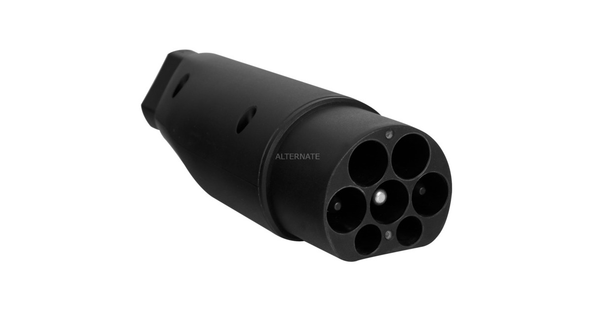 EcoFlowEV X-Stream adapter  (Zwart, voor oplaadstations voor elektrische voertuigen)