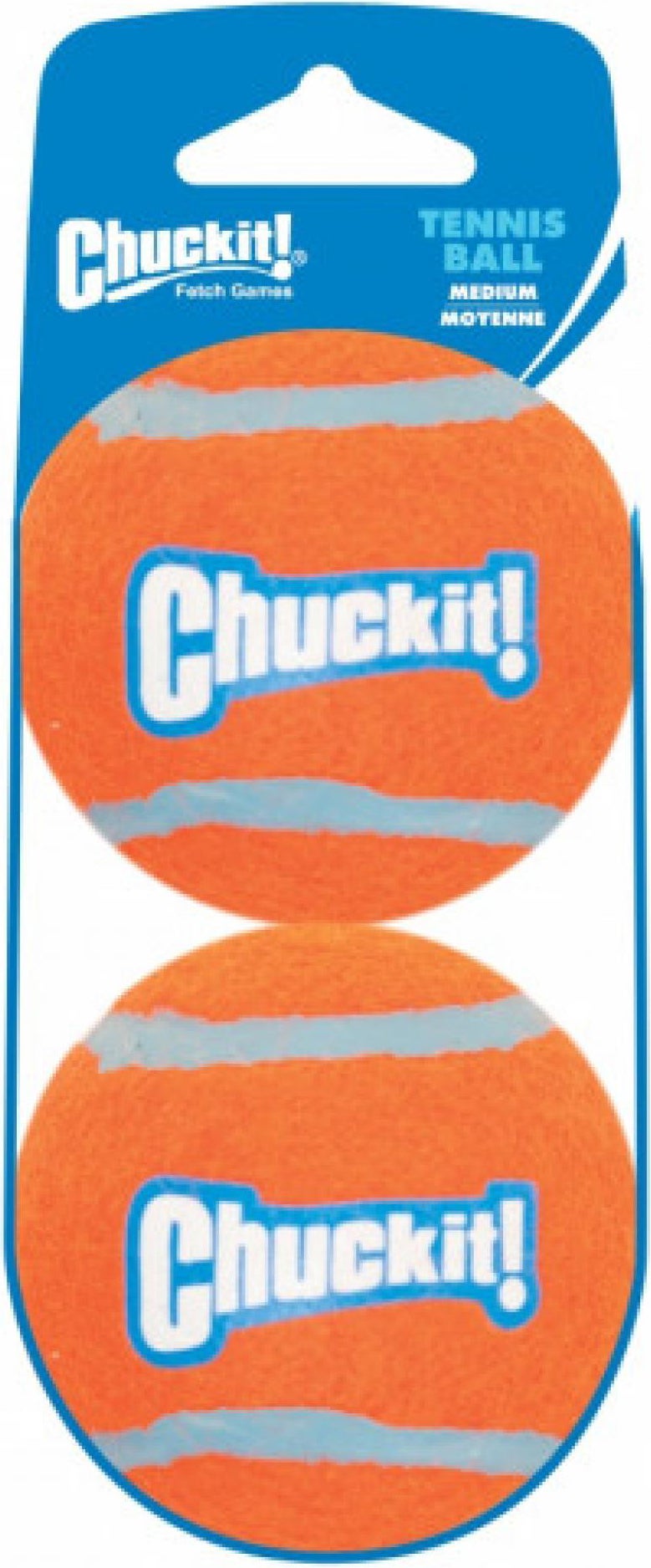Chuckit! hondenspeelgoed tennisbal Ultra D 6 cm 2 stuks