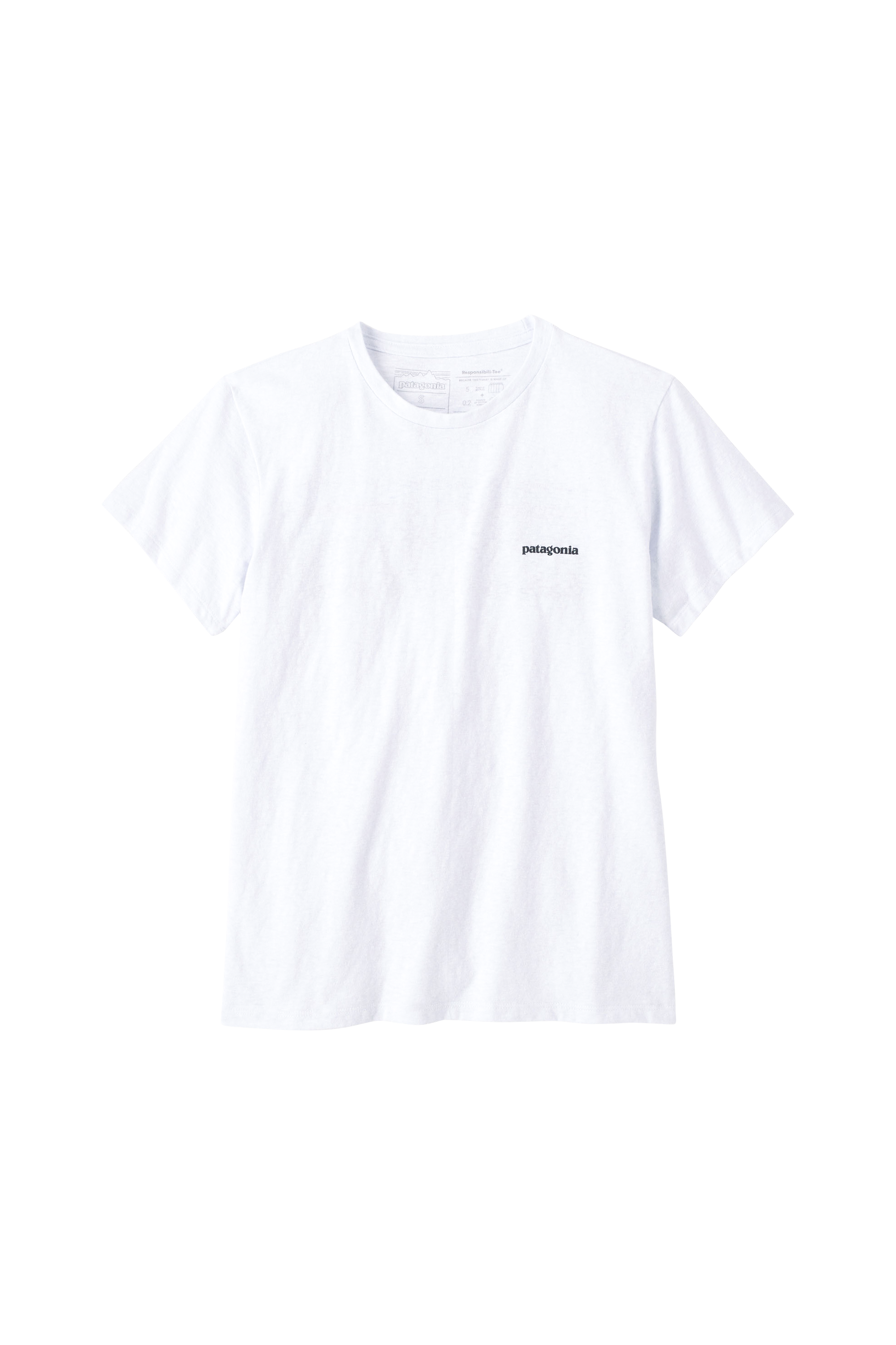 PATAGONIA T-shirt W's P-6 Logo Blanc