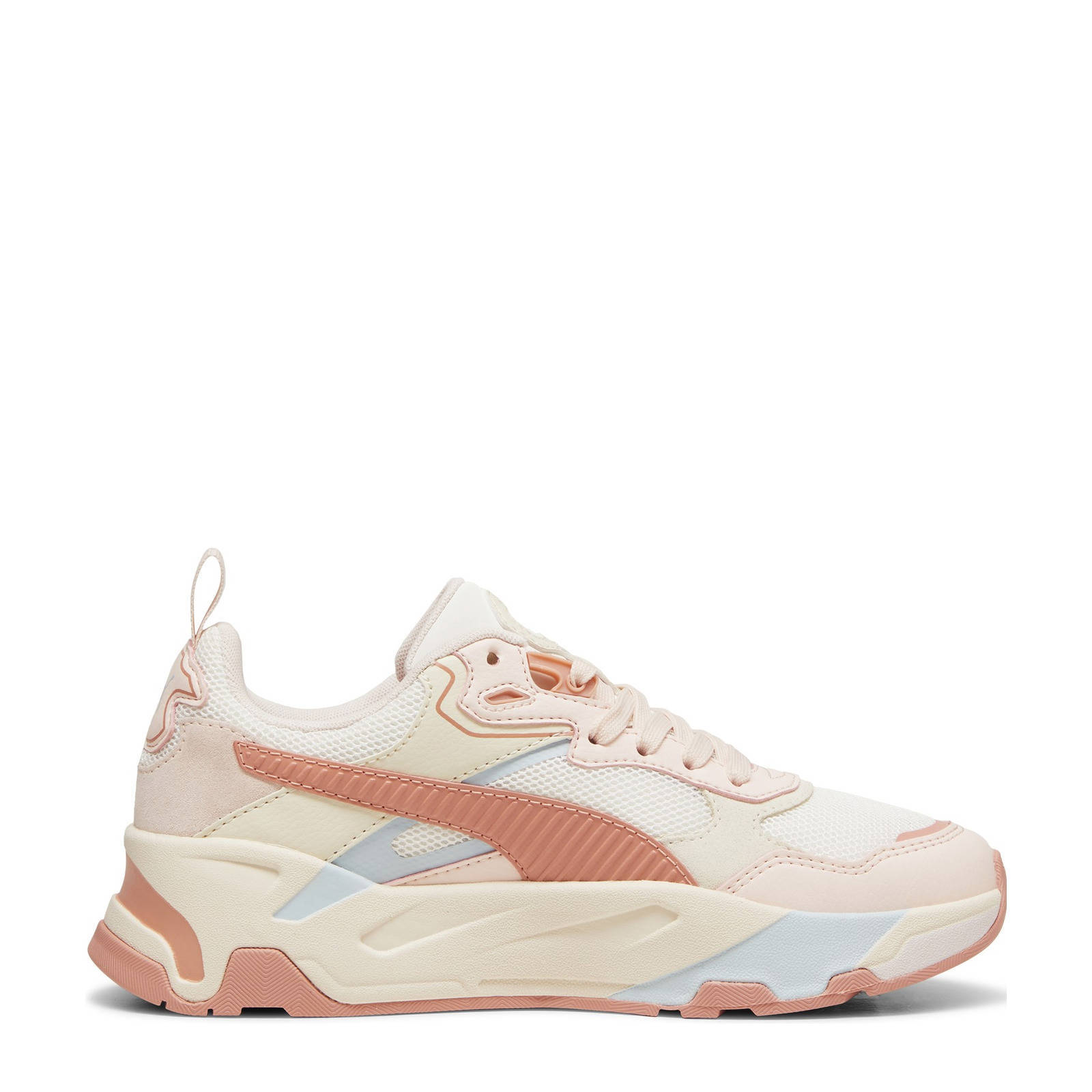 Puma Trinity  sneakers ecru/oker/koraalrood