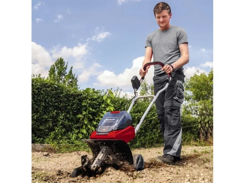 Einhell GE-CR 30 Li-Solo, Elektrisk mini rorpind, 140 rpm, 2 hjul, Sort, Rød, Vekselstrøm, 8,5 kg - SOLO