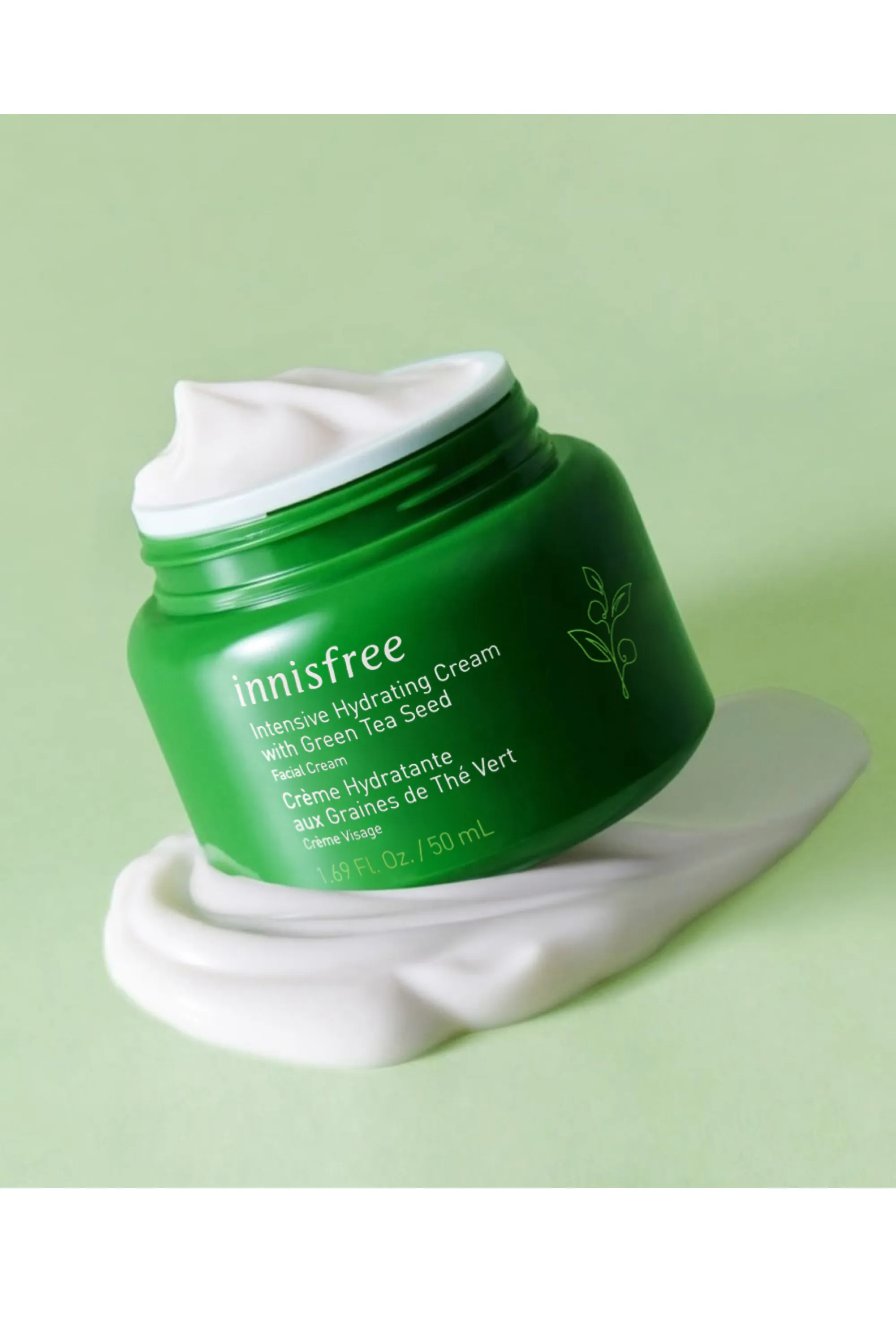 Innisfree Crème hydratante aux graines de thé vert-50 ml