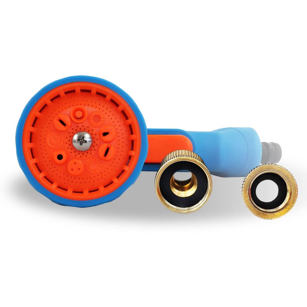 Kit de tuyau d'arrosage flexible 8 pièces king cobra 22,5 m