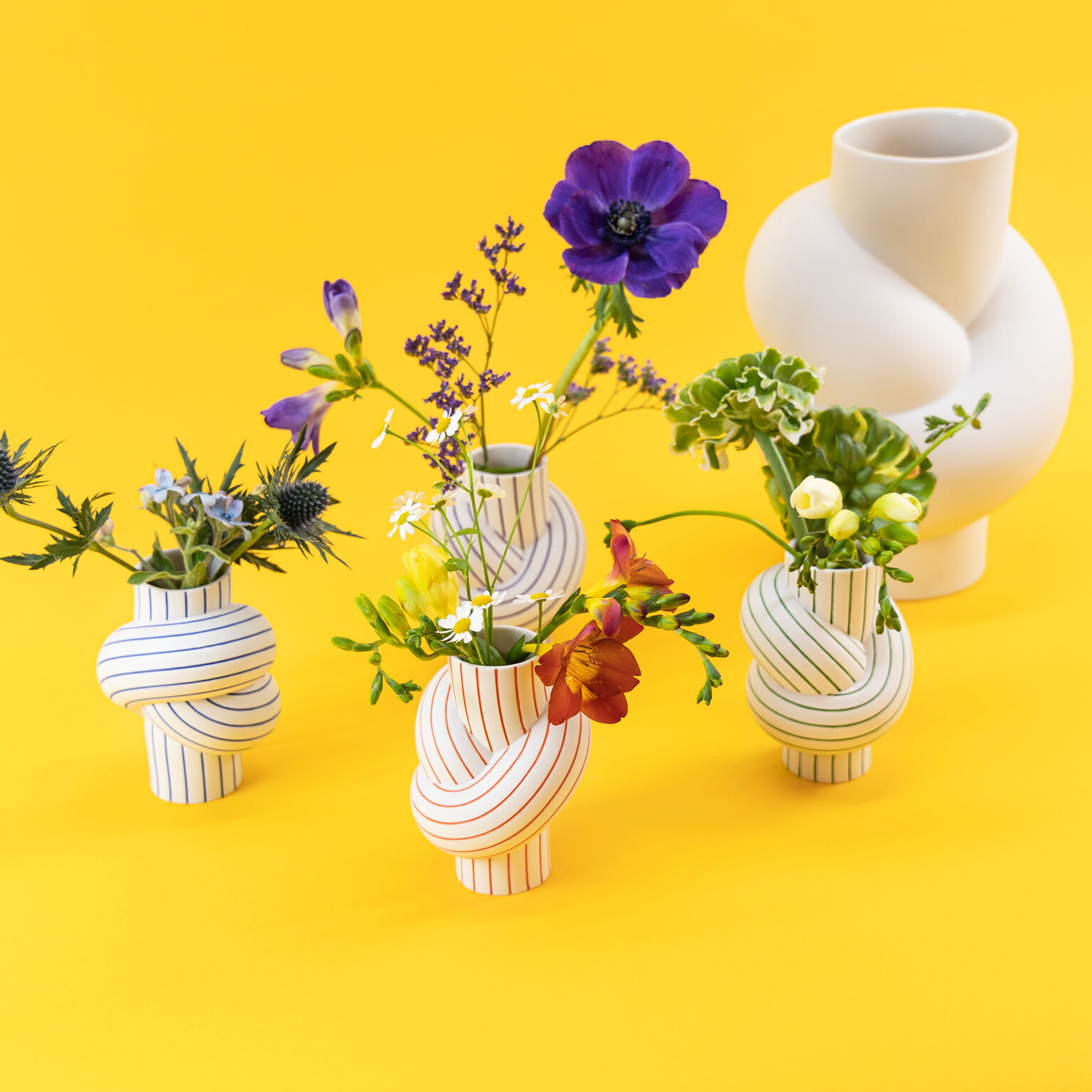 Node Stripes Mango Vase 12 cm