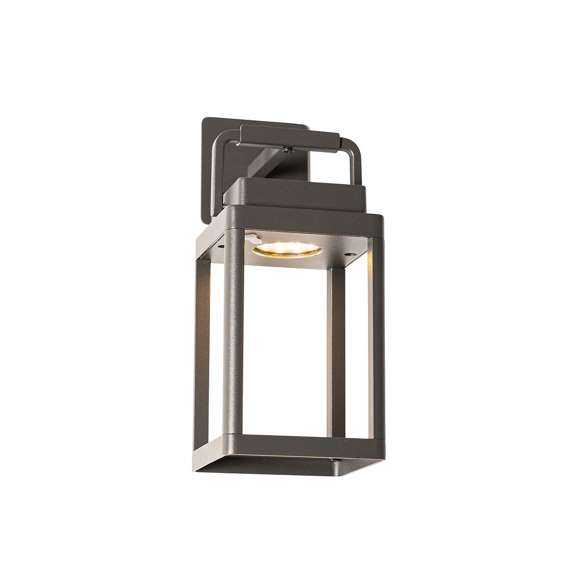 Buiten wandlamp donkergrijs incl. LED oplaadbaar - Yara