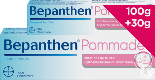 Bepanthen Pommade 5% Dexpanthénol Tube 100g + Tube 30g