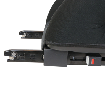 Carkids Zitverhoger zwart/wit groep 3 Isofix