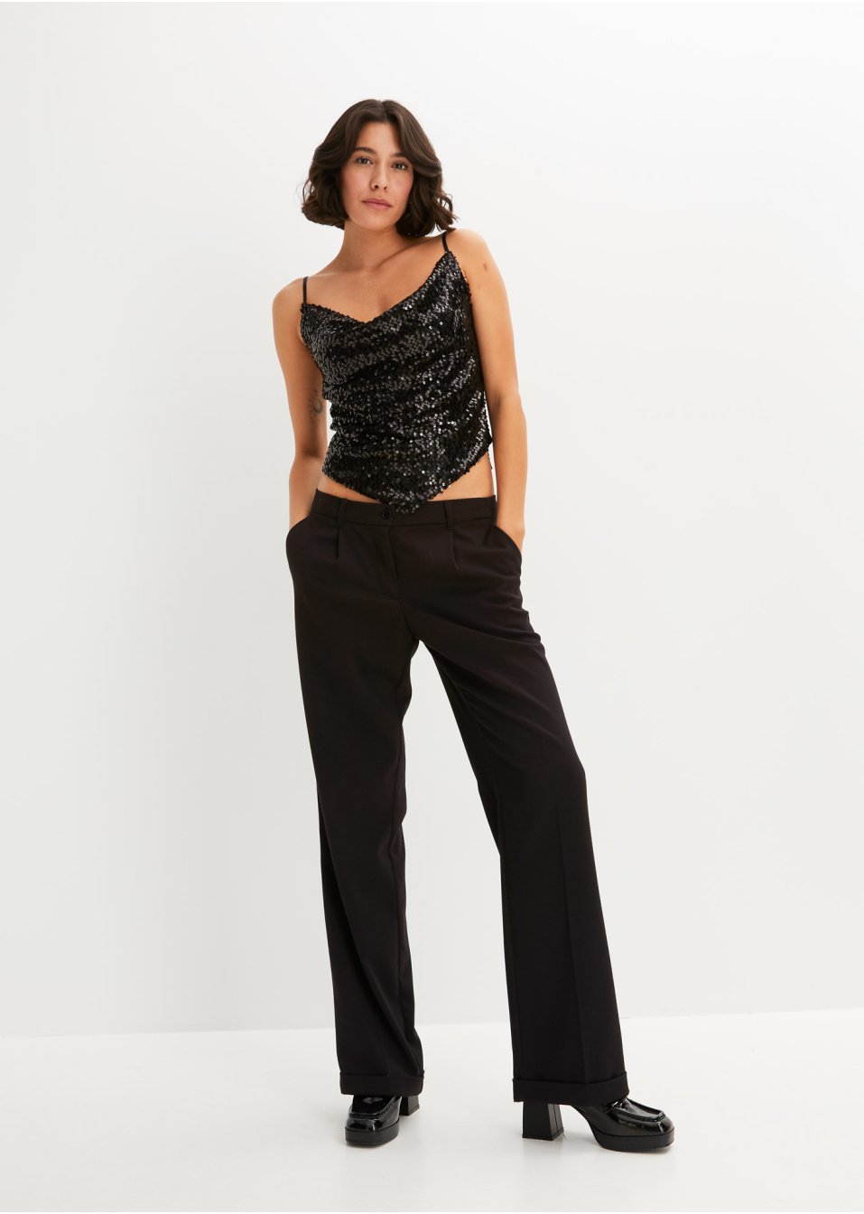 Top à paillettes