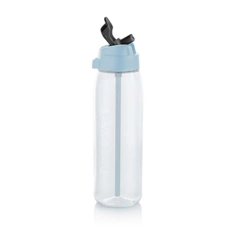 Premium EcoEasy mit Trinkhalm 750 ml Nachhaltige Trinkflasche mit Trinkhalm für unterwegs