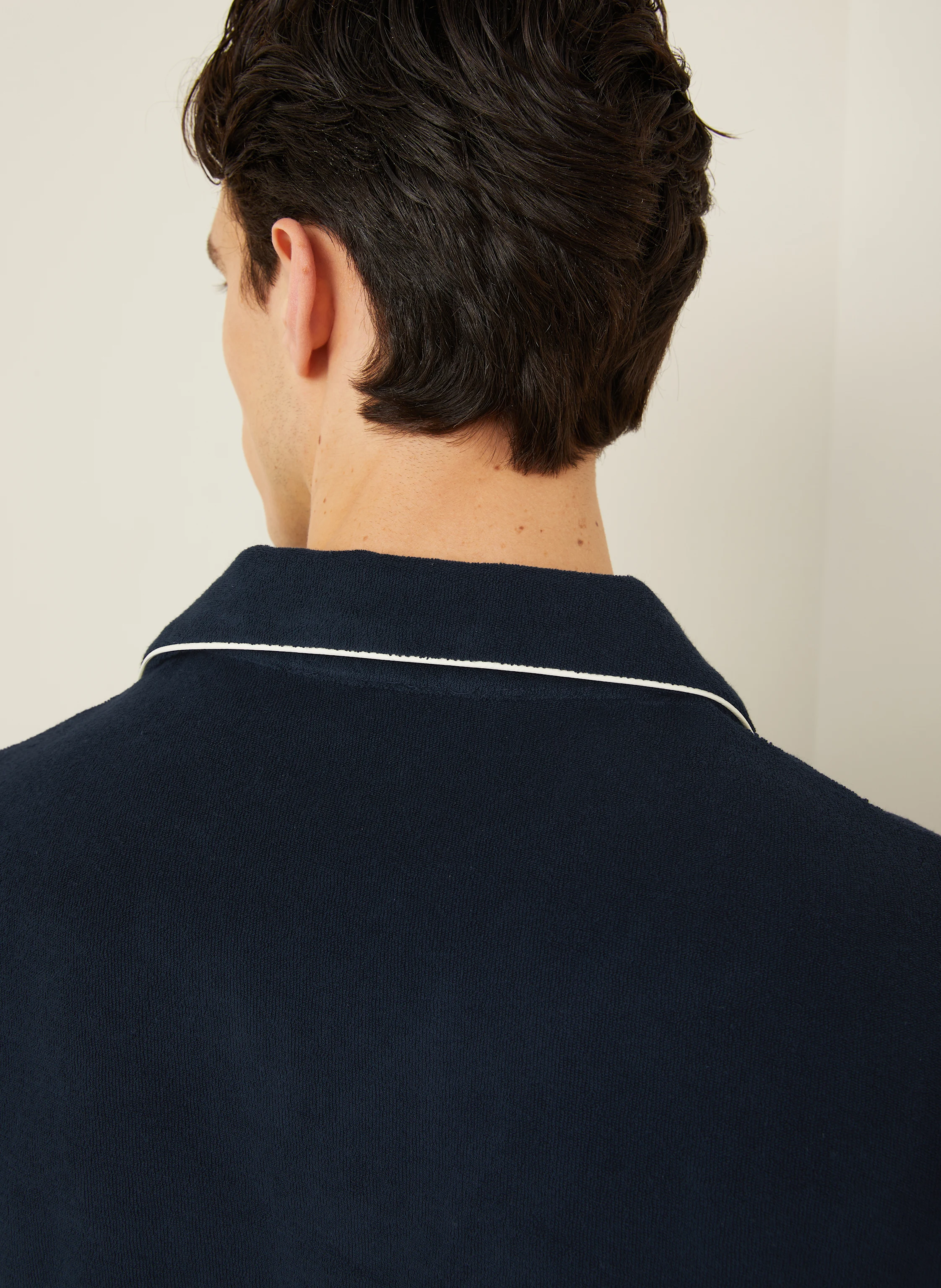 MONCLER Frottee-Poloshirt Loose Fit