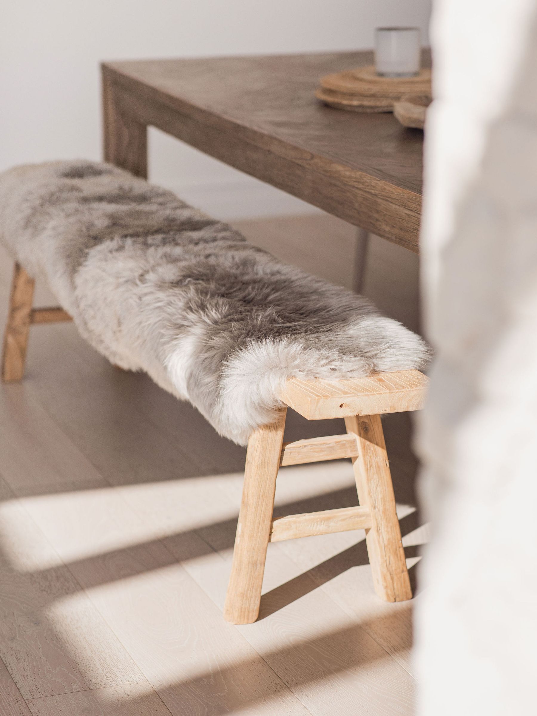 Naturally Sheepskins tapijt van dubbele schapenhuid