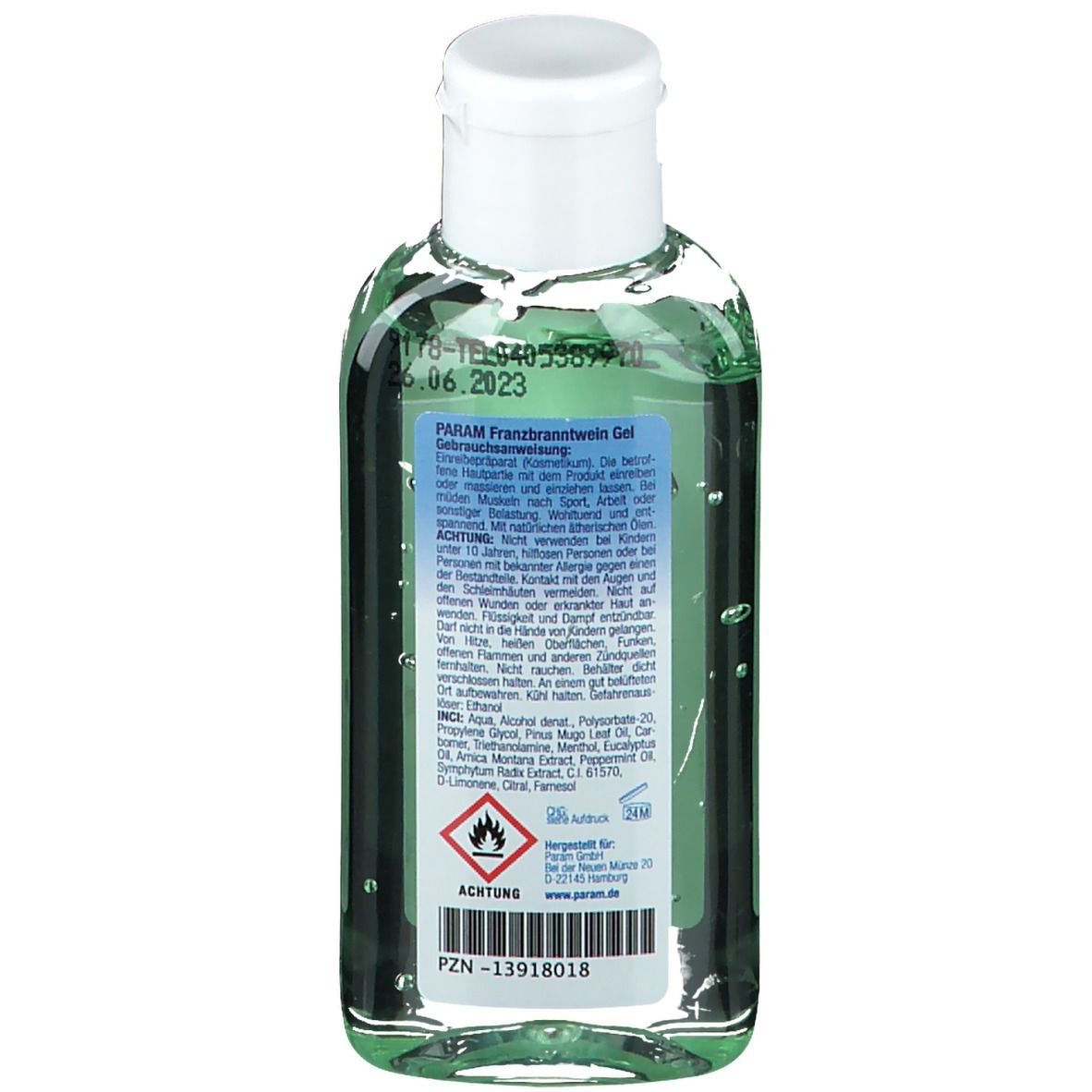 PARAM Franzbranntwein Gel