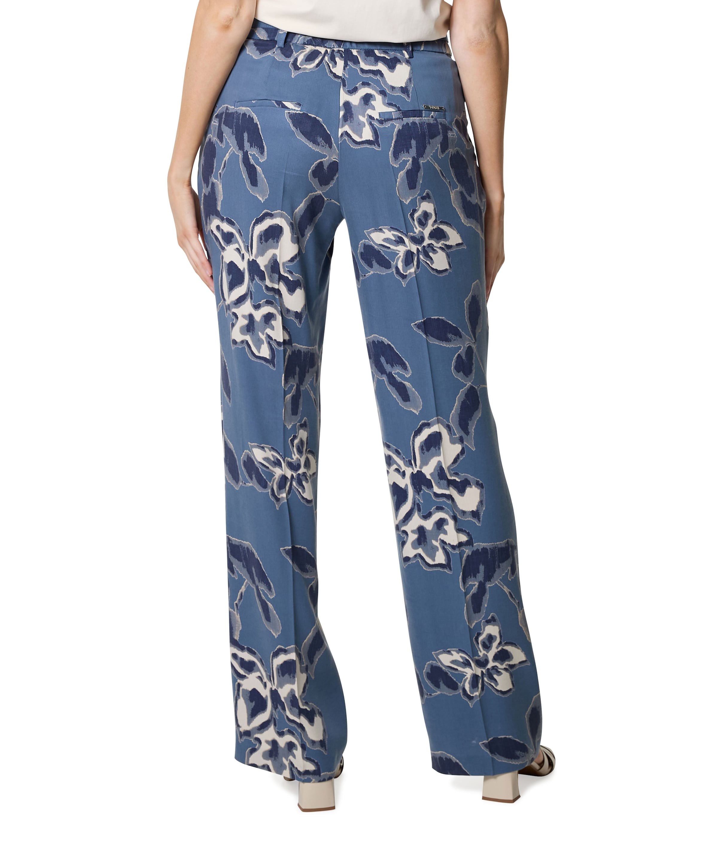 Toni Luisa Wide dames broek blauw