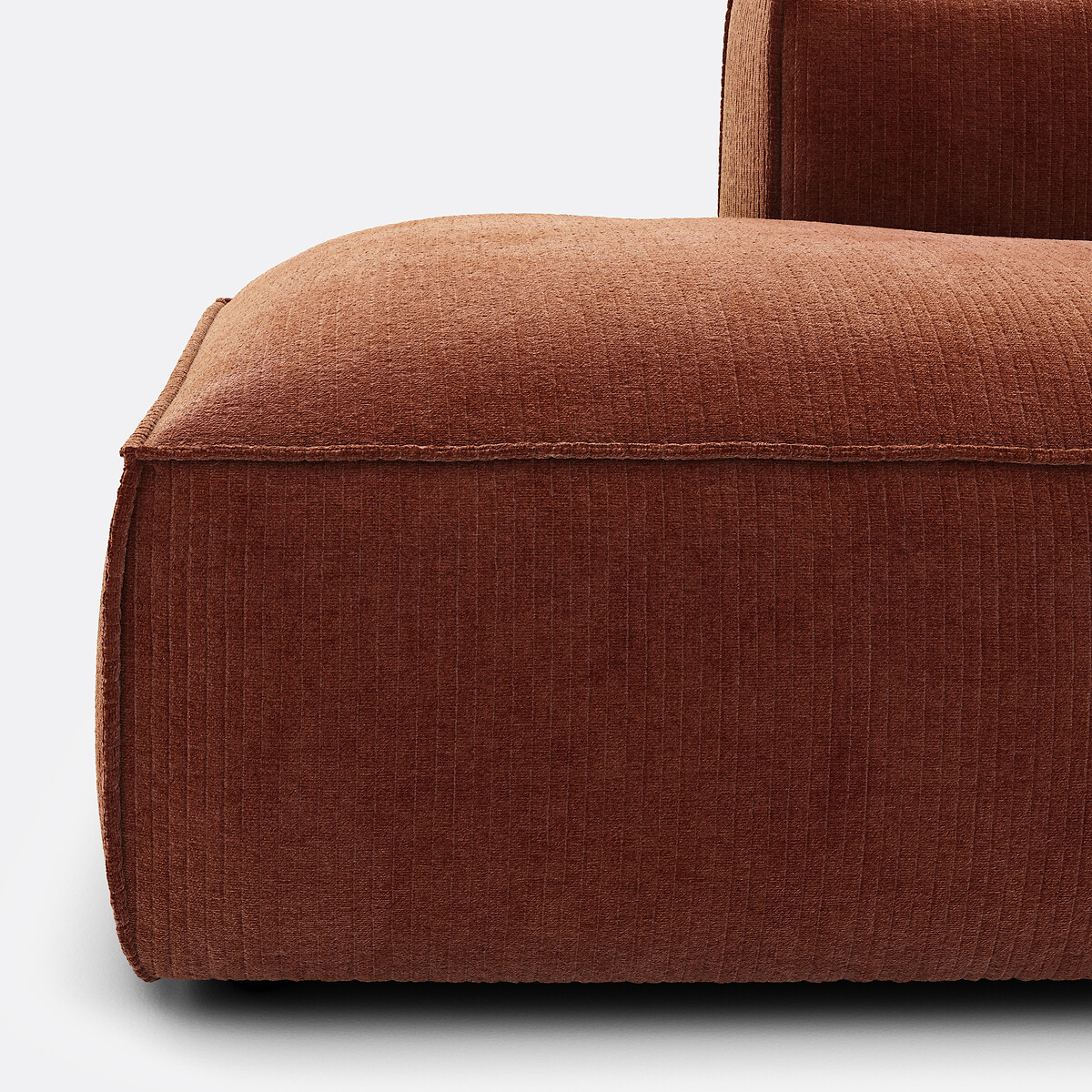 LA REDOUTE INTERIEURS<br>Sofá de 4 peças esquerdo veludo Vintage Seven