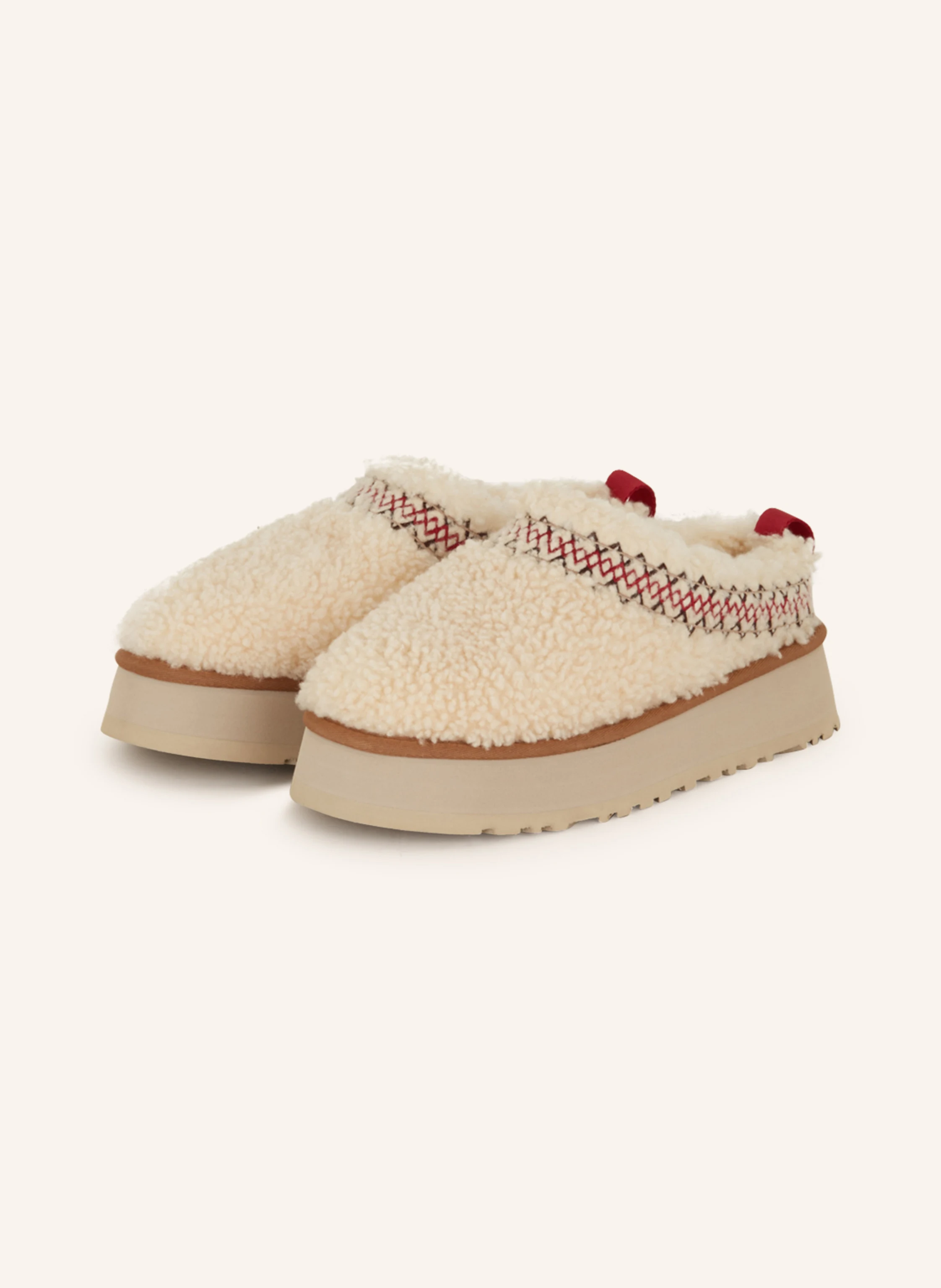 UGG Plateau-Pantoletten TAZZ mit Kunstfell